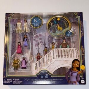 Disney Wish Character Collection with Purple and Gold Accents